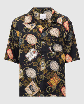 Rhude Black BANDANA shirt RHPF26SS02202