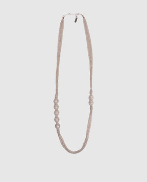 Peserico Silver necklace with spheres E35520C0CC819