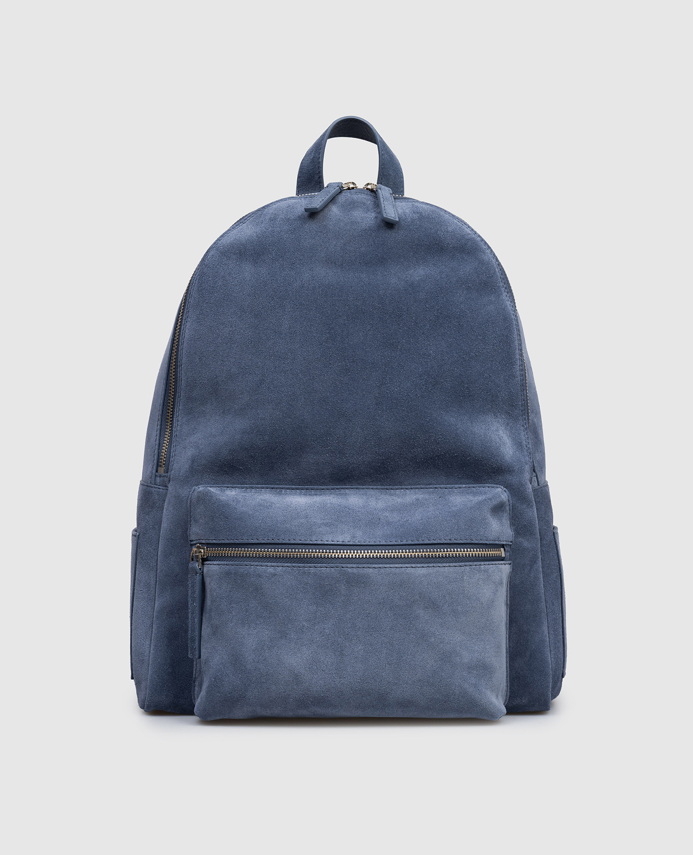 

Laio Peach blue suede backpack Orciani