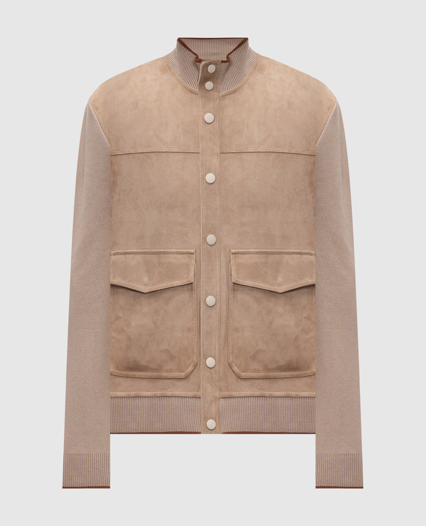 

Brown combination jacket Canali