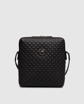 Stefano Ricci Black leather bag with emblem ND156GTUMR1MR
