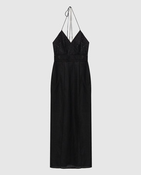 Twinset Black linen dress 261TT2390