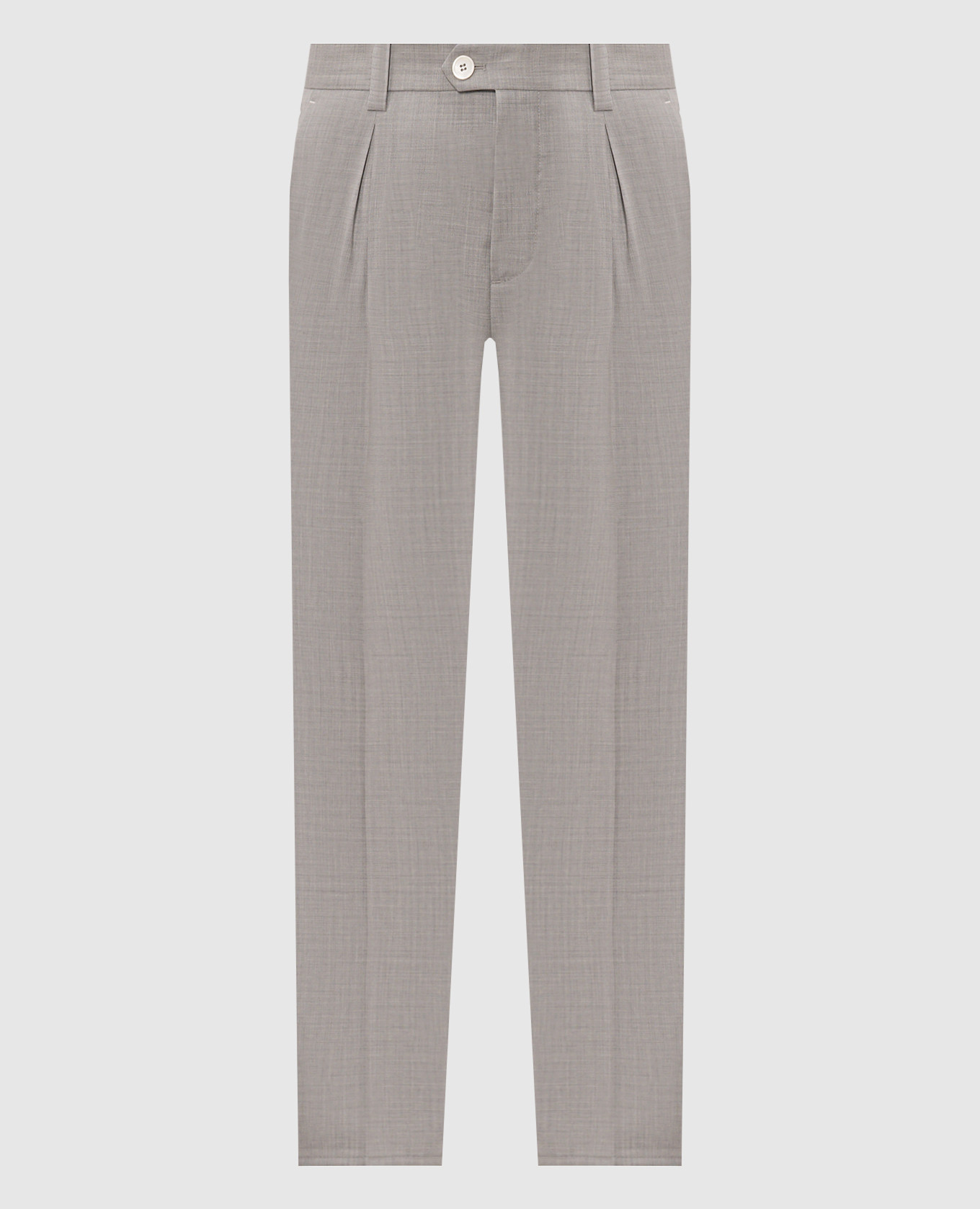 Gray wool pants
