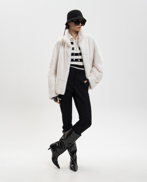 Ermanno Scervino White striped top D485L332IFD