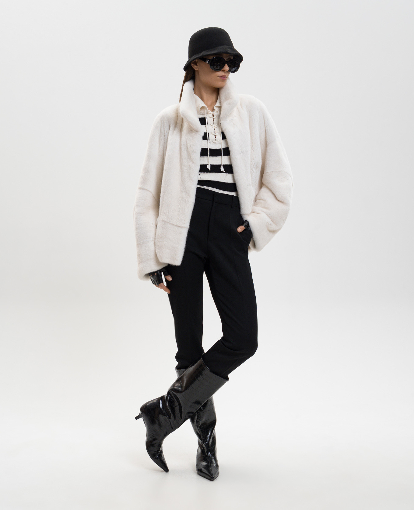 White striped top Ermanno Scervino 2