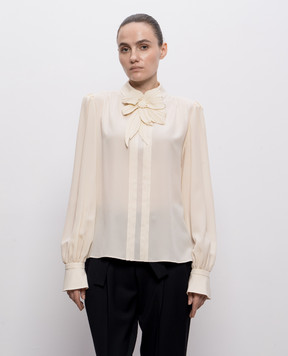Valentino Beige silk blouse 8B0AEBX021B