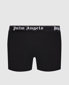 Palm Angels Set of black trunks with logo PLA1UMWTR04TR