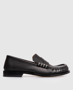 JW Anderson Black leather loafers MO0002LA0391