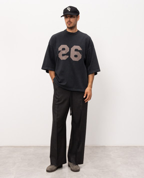 Fear of God Black T-shirt with print FG9M109958HWJ