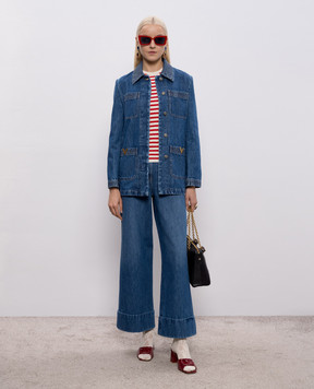 Valentino Blue denim jacket 8B3DC6F09Y8