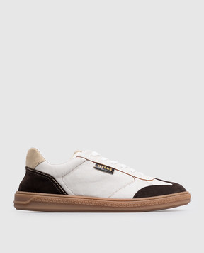 Versace Greca Court white leather sneakers 10246551A17776