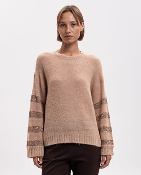 Twinset Beige alpaca sweater 262TP3530