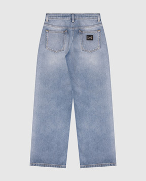 Dolce&Gabbana Children's blue jeans with holes L53P55LDD85812+