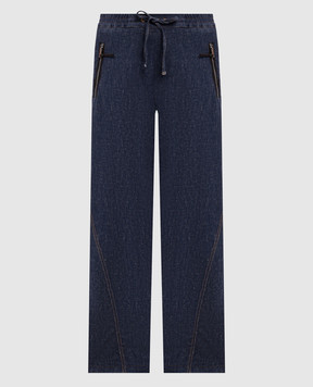 Max & Co Blue jeans with linen MCOAGGRAVI