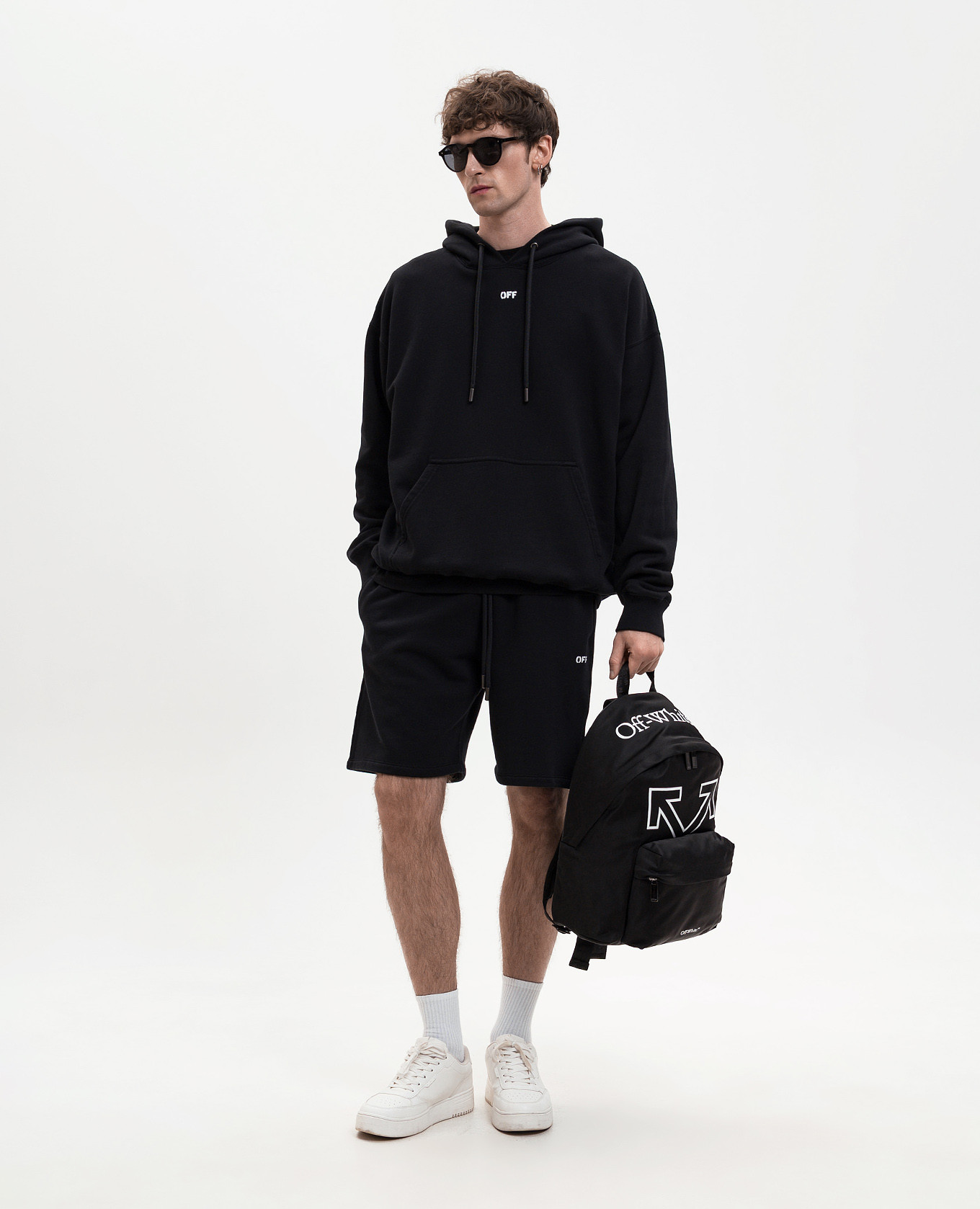 

Black hoodie with Paint Arrow logo Off-White