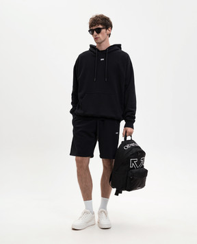 Off-White Black hoodie with Paint Arrow logo 44MBB085S26F00K