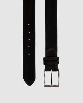 Cashmere&Whiskey Black suede belt SUEDE
