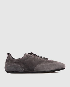 Max Mara ASTECCA gray suede sneakers MXASTECCA