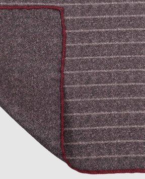 Brunello Cucinelli Gray silk pachet scarf MI8960091