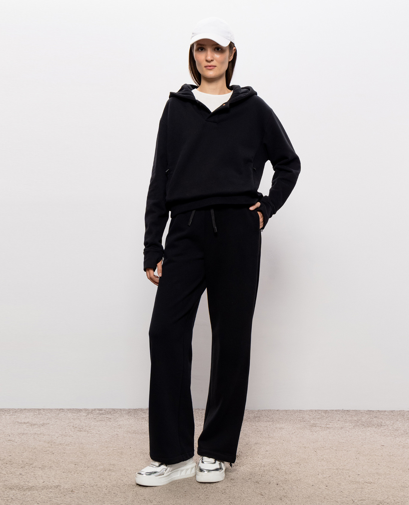 Black Nivice hoodie Parajumpers 2