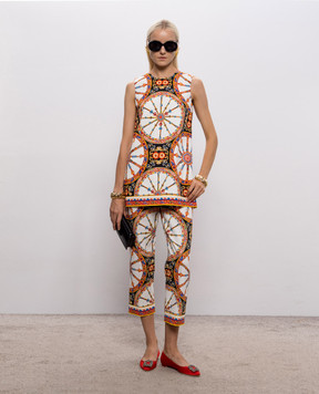 Dolce&Gabbana Printed Capris FTDKVTGDDTD