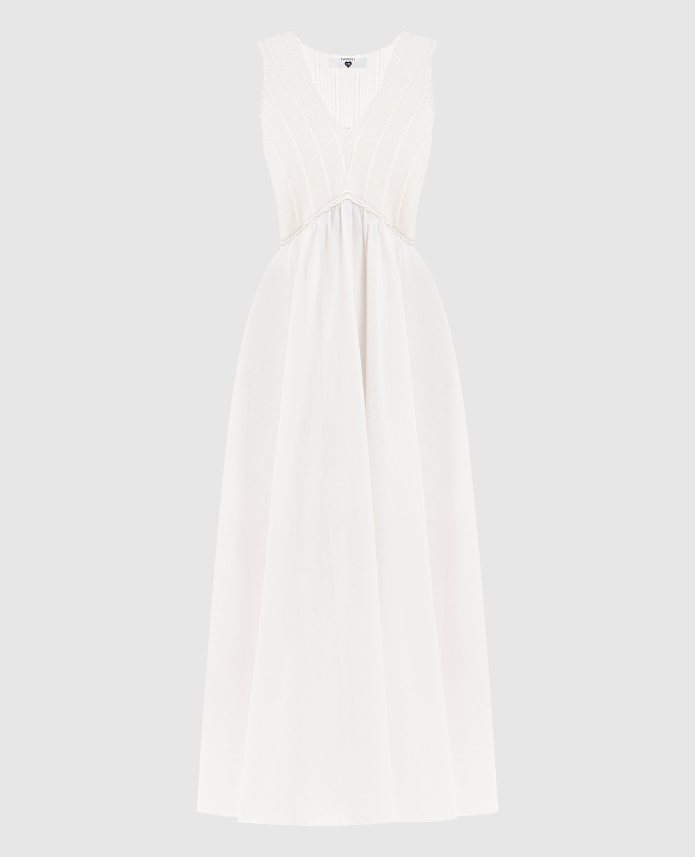 

White midi dress Twinset