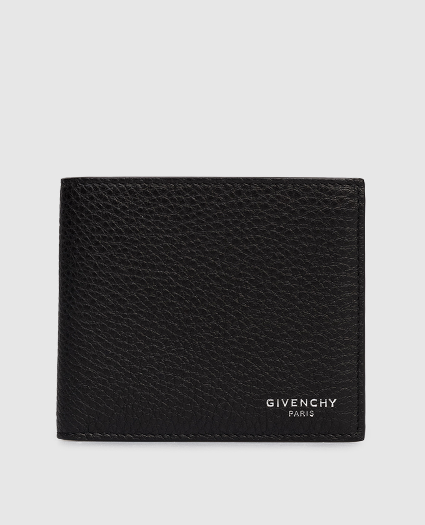 

Black leather wallet with logo Givenchy