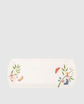 Geminiano Cozzi 1765 Incanto di Primavera white rectangular appetizer plate JQCGU29359064
