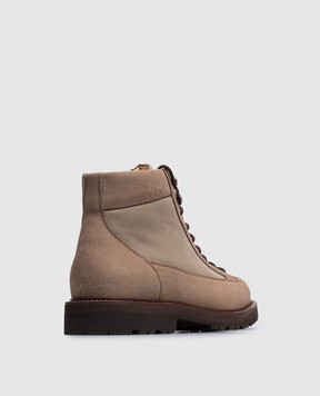 Brunello Cucinelli Brown Urban Outdoor combination boots MZUANRW668