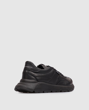 Maison Margiela MM6 Children's black leather sneakers 839183640