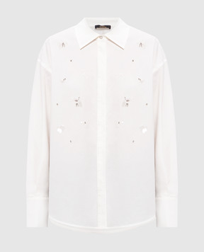 Twinset White shirt with applique 262AP2322