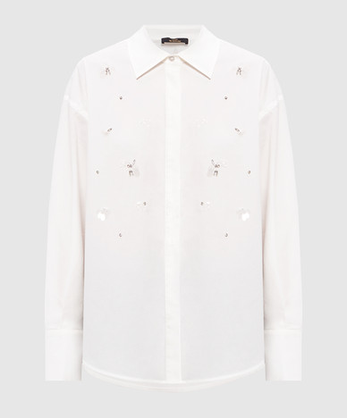 White shirt with applique