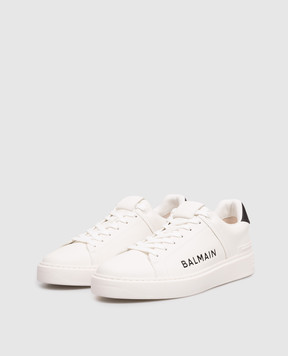 Balmain B-Court white leather sneakers GM1VI288LSBG
