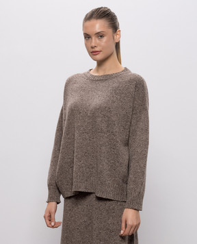 Max Mara Weekend PALCHI brown sweater with wool and silk WKDPALCHI