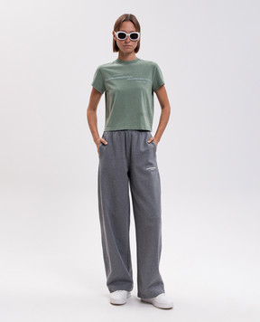Alexander Wang Grey insulated track pants 1CC4264065