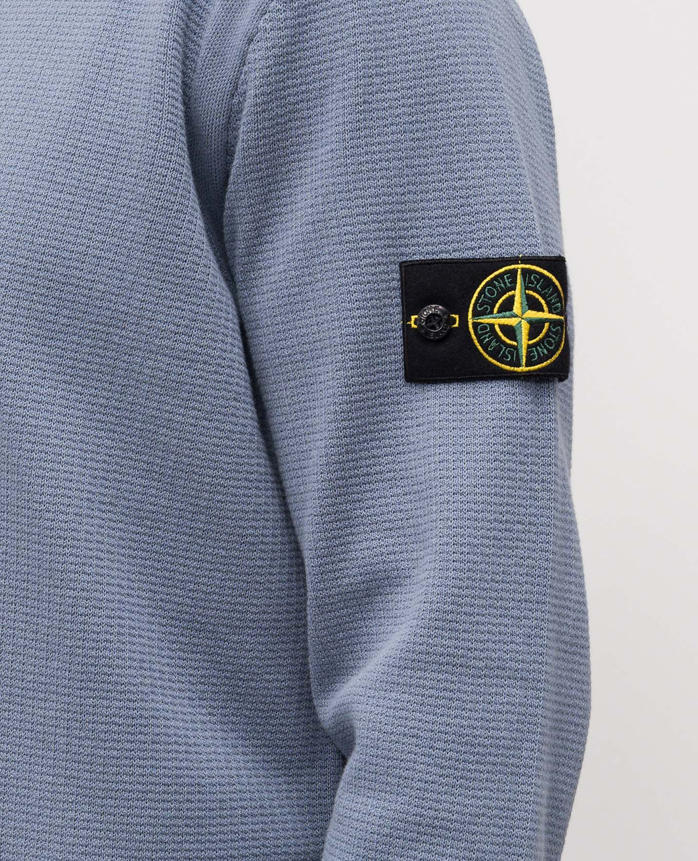 Blue jumper with logo Stone Island 5