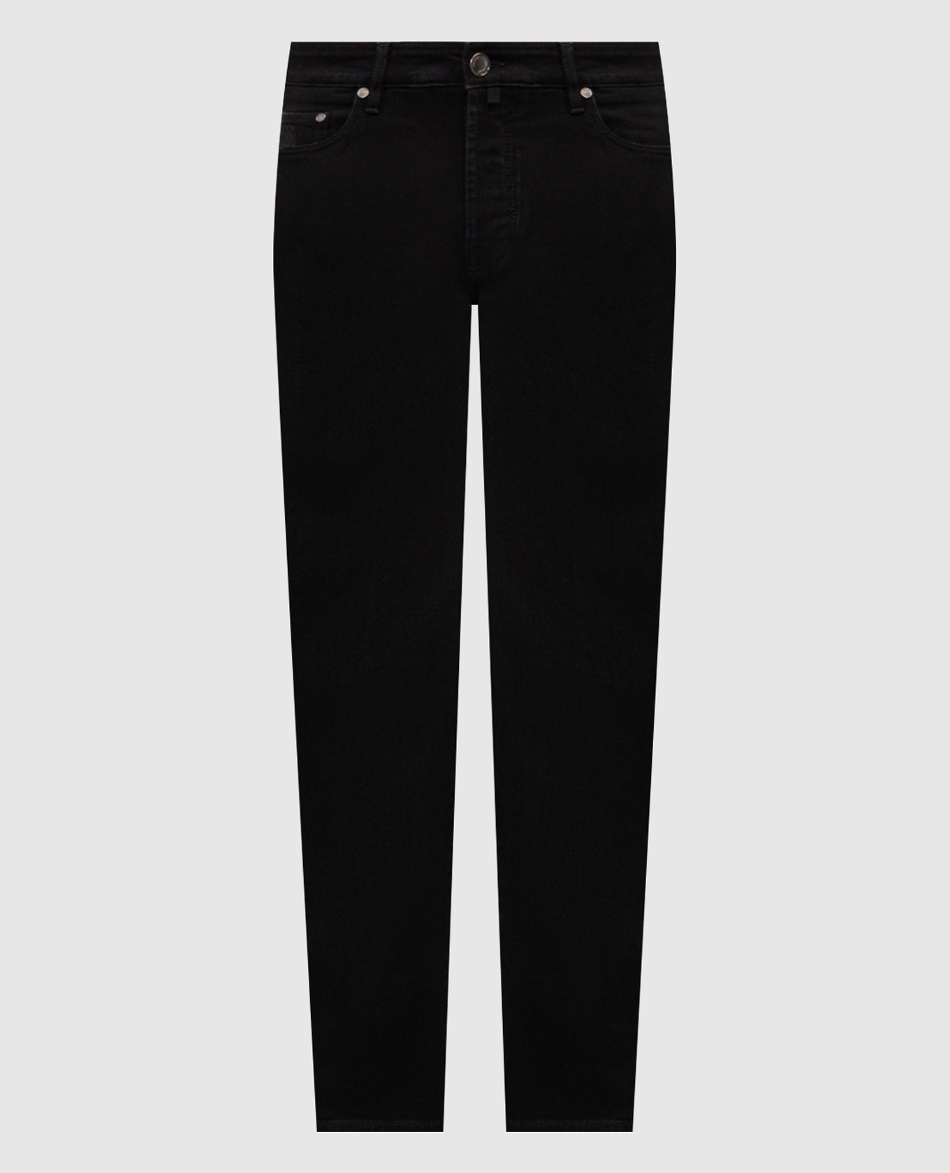 Black PAVEL jeans with logo patch