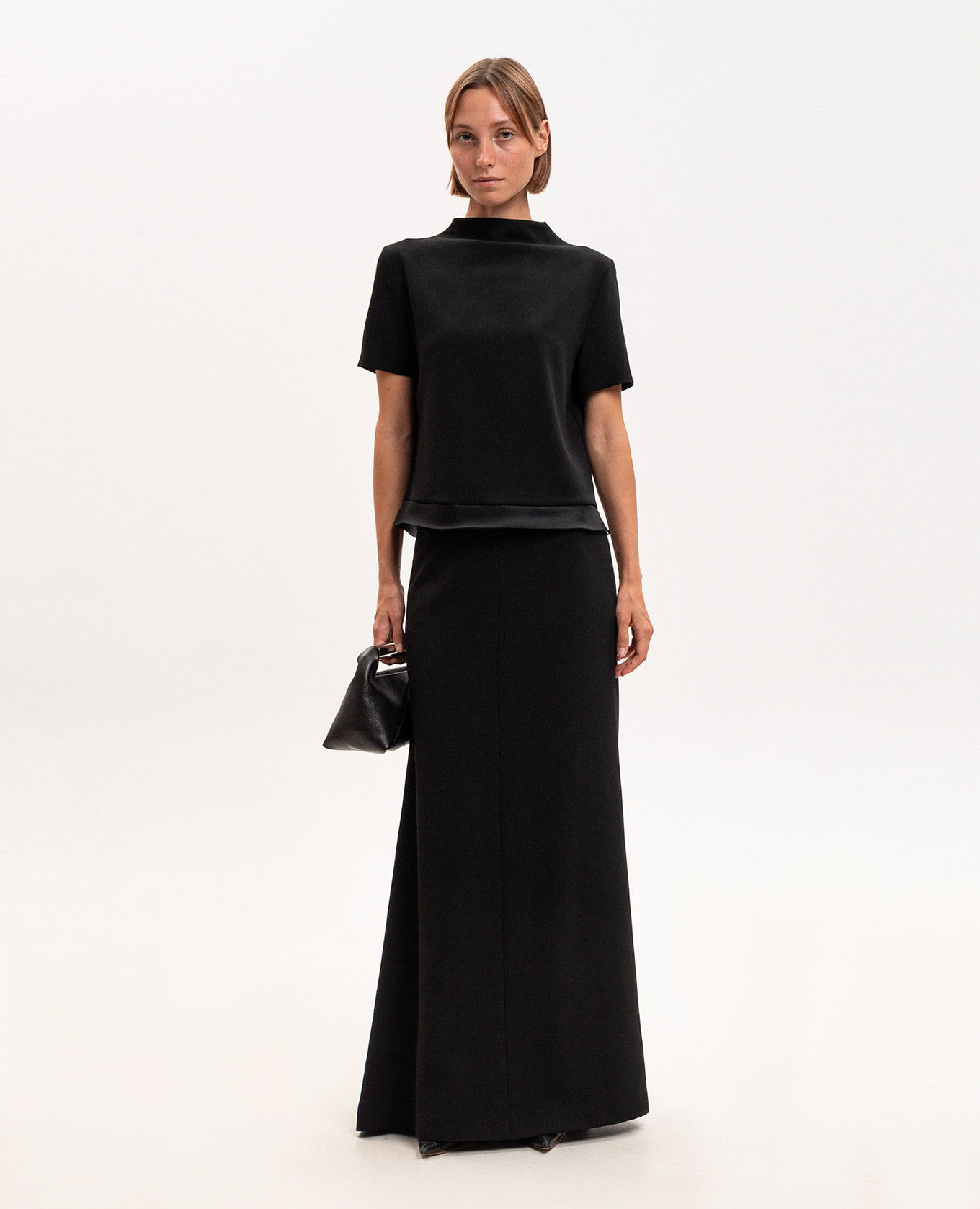 Black wool blouse Jil Sander 2