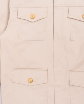 Balmain Children's beige jacket BY2P47G0197