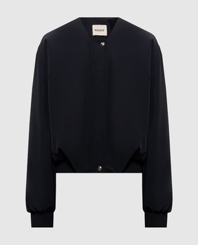 Khaite Black Cordan bomber jacket 62414242