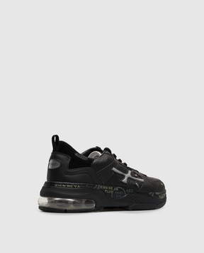 Premiata Drake black leather sneakers DRAKE