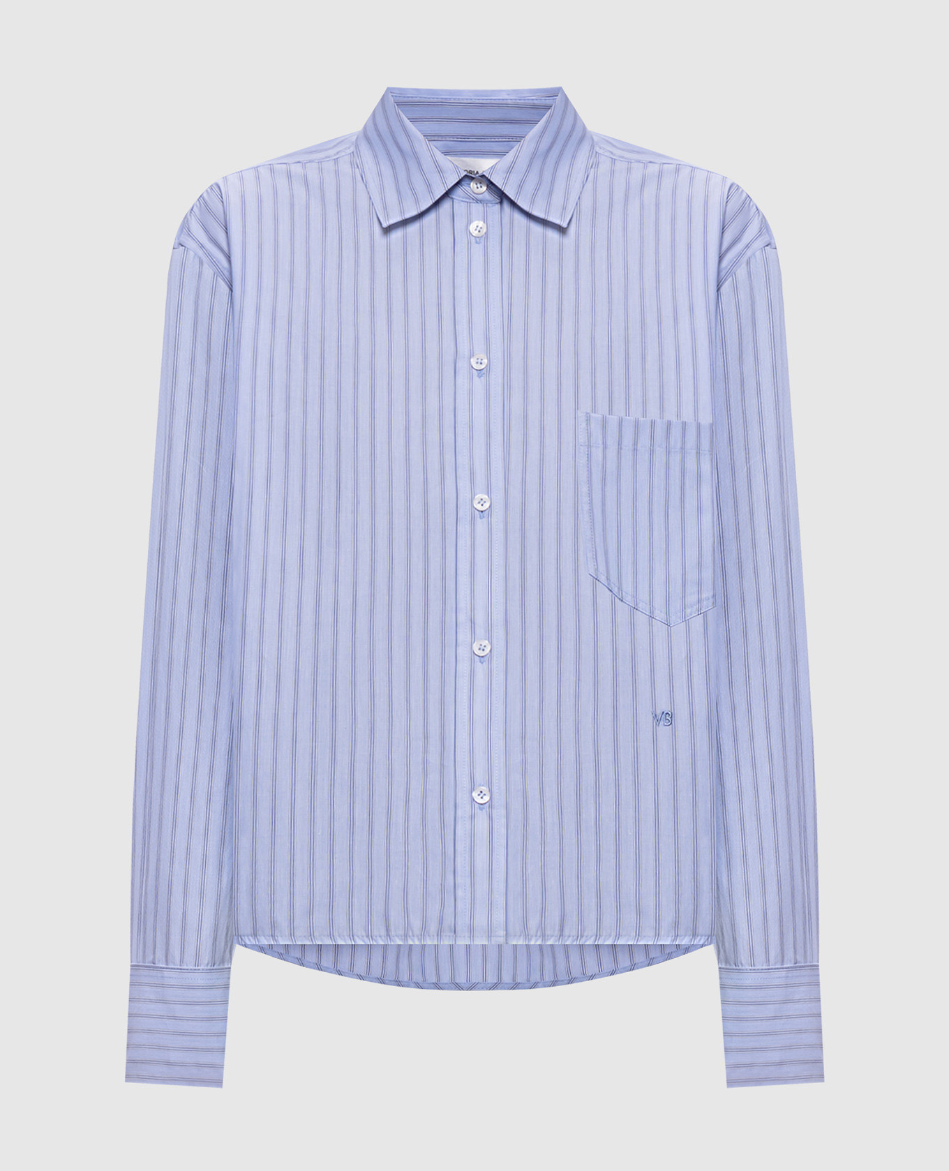 Ellys blue striped shirt Victoria Beckham