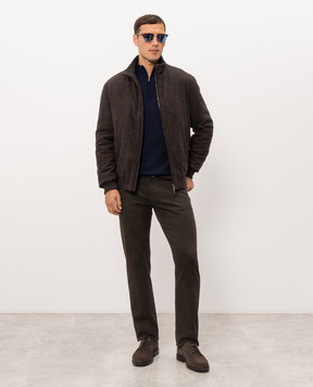 Doriani Cashmere Brown wool jacket A430T125