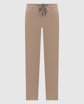 Peserico Beige cotton pants R54795T23D07962