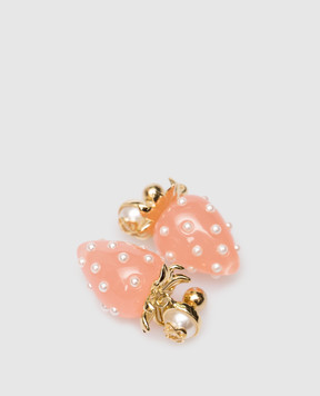 Casablanca Strawberry earrings with gold plating ASP26JW36601
