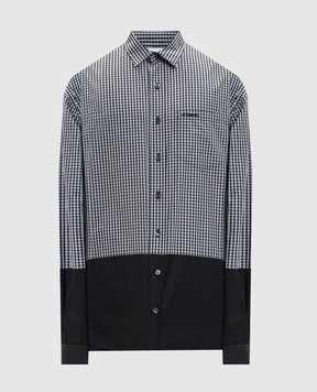 Vetements Black checkered shirt ME76SH034BB