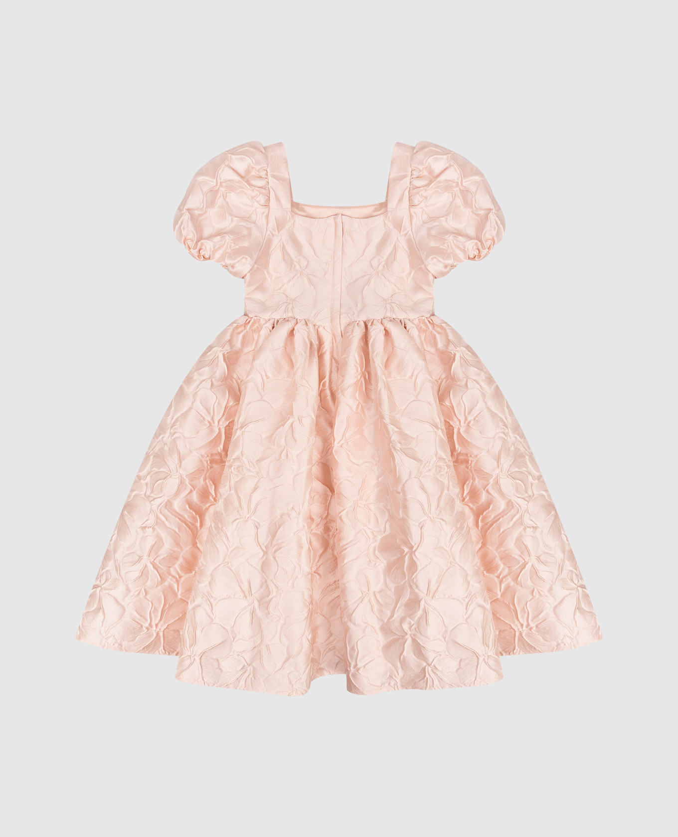 

Children's pink dress with floral-embossed silk Dolce&Gabbana