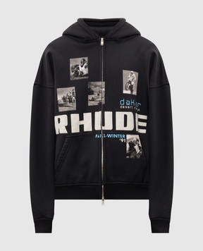 Rhude Winter 91 Rallye blue insulated sports jacket RHPF26HO15012
