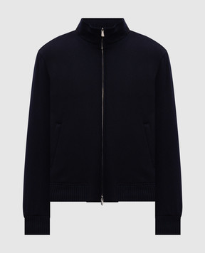 Enrico Mandelli Blue cashmere jacket 4T702A4816