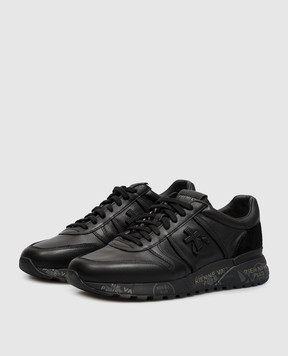 Premiata Black leather Lander sneakers LANDER8659